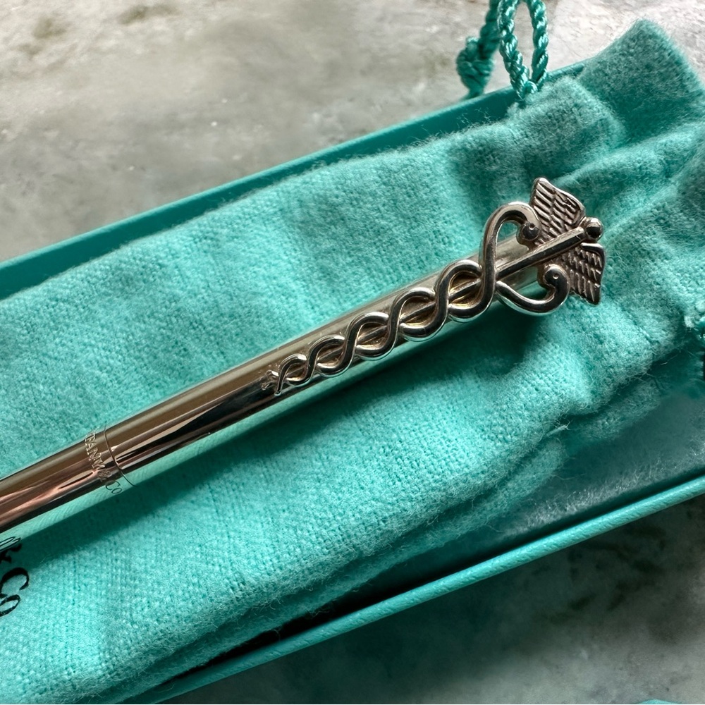 Tiffany Sterling Silver Medical Caduceus Pen